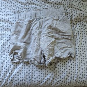 H&M Linen Blend Paper Bag Waist shorts